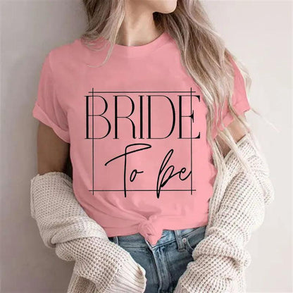 bride-to-be + bach crew t-shirts - basil boutique