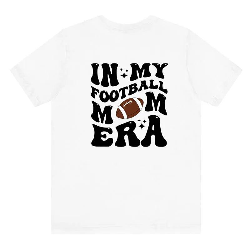 in my football mom era graphic t-shirt - basil boutique