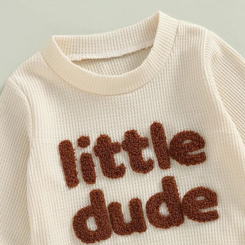 little dude kids outfit - basil boutique