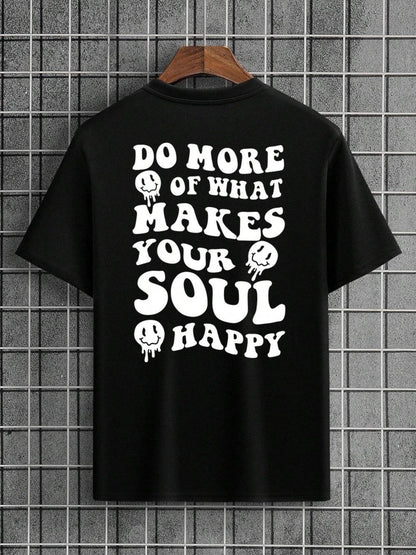 do more of what makes you happy t-shirt - basil boutique