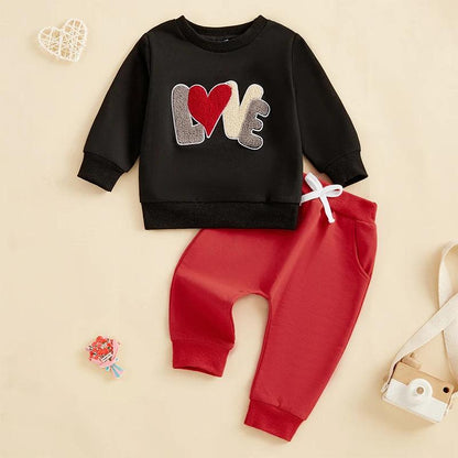 love valentine's kids outfit