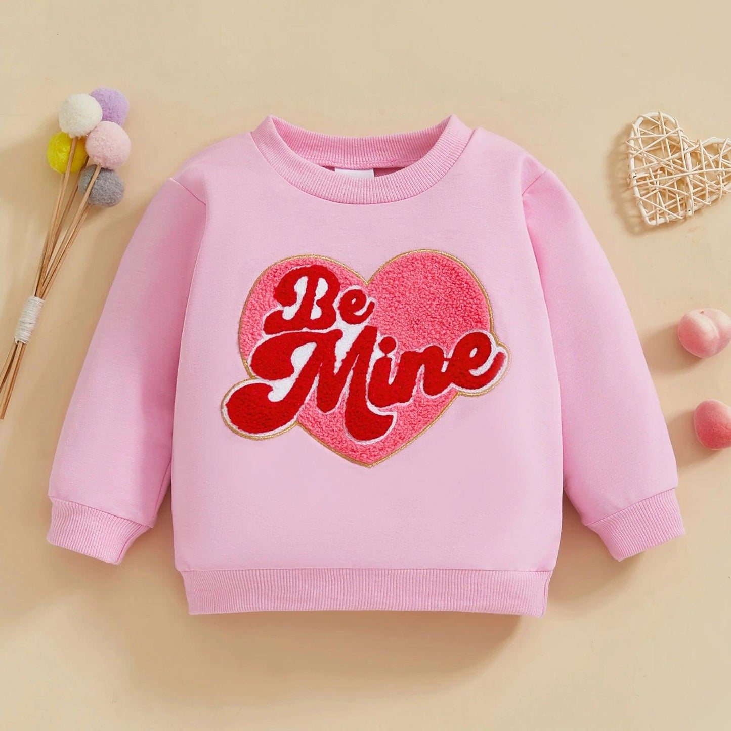 be mine retro kids crew sweatshirt