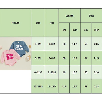 little brother + sister retro onesies