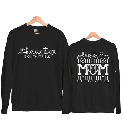 my heart is on that field crew sweatshirt