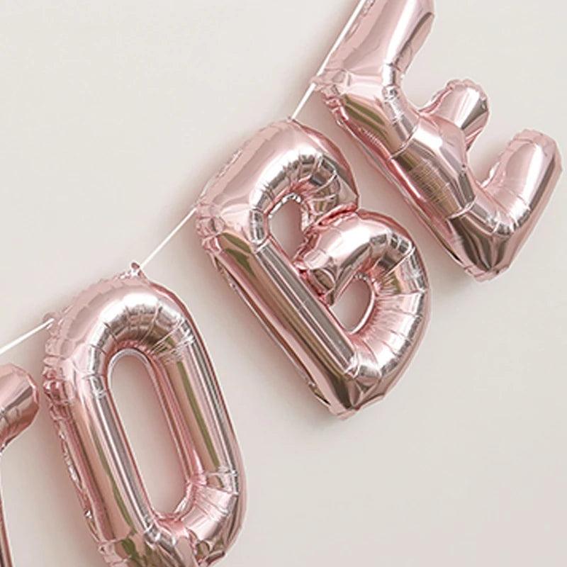 bride-to-be uppercase balloon banner - basil boutique