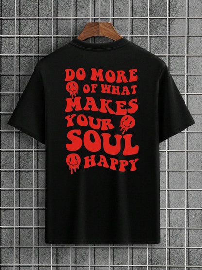 do more of what makes you happy t-shirt - basil boutique