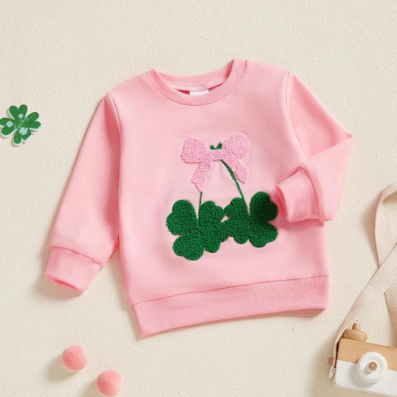 pair of shamrocks kids crew sweatshirt