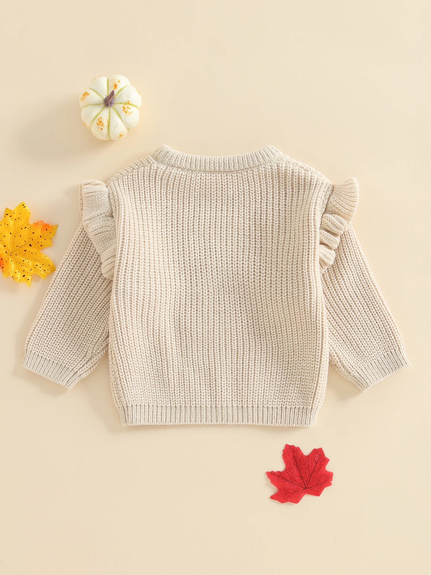 pretty pumpkin kids crew sweater