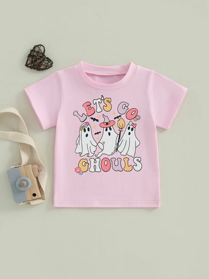 let's go ghouls kids t-shirt