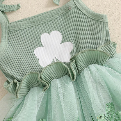 sweet shamrock kids dress