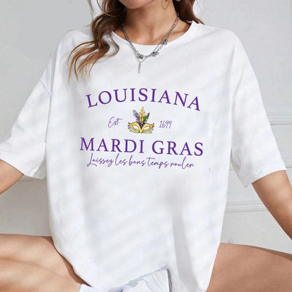 louisiana mardi gras est. 1699 t-shirt