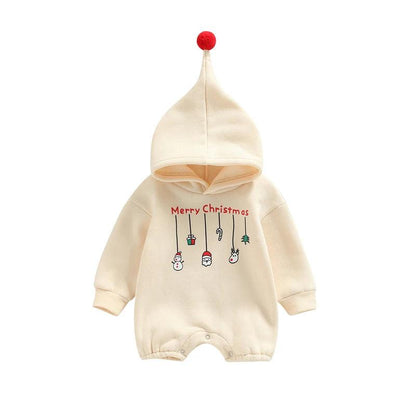 merry christmas ornaments onesie - basil boutique