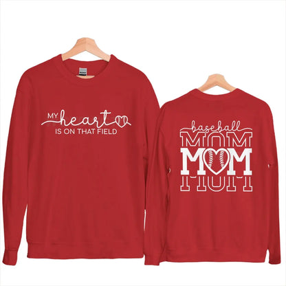 my heart is on that field crew sweatshirt