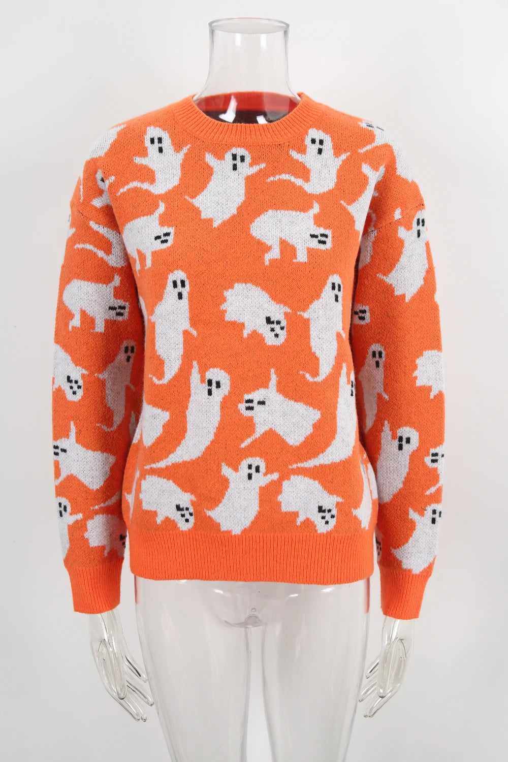 ghostly cute crew sweater