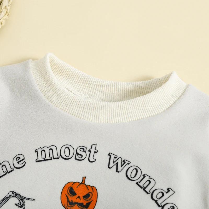 it's the most wonderful time of the year halloween onesie - basil boutique