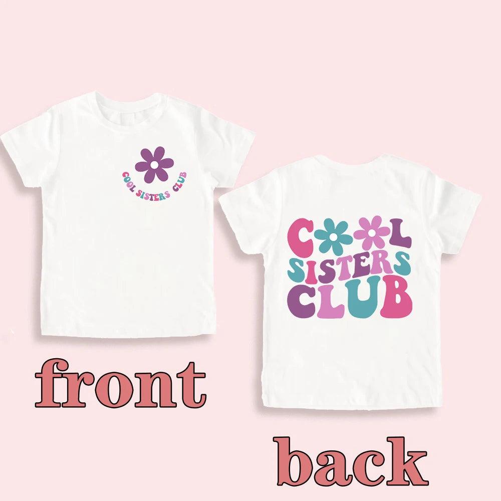 cool big sister club kids t-shirt - basil boutique