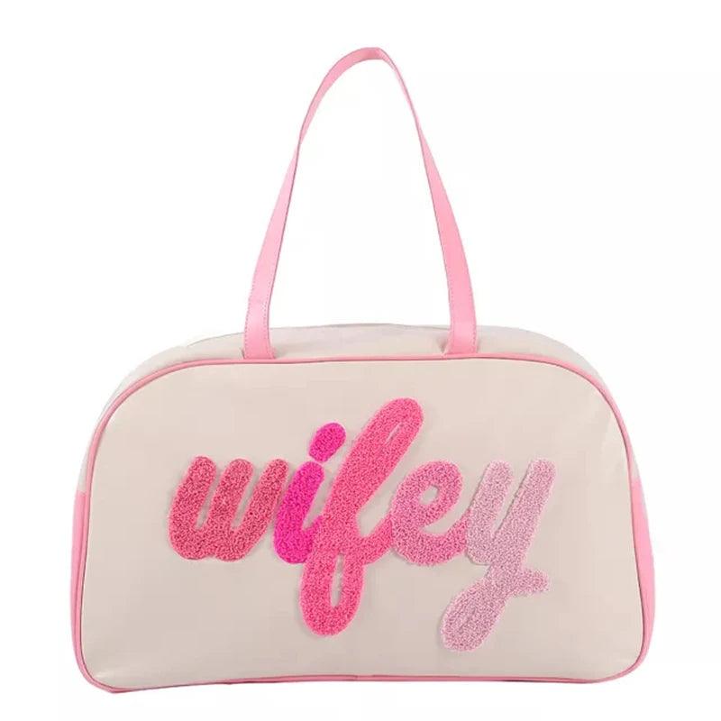 wifey duffle bag - basil boutique