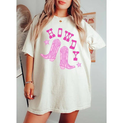 howdy cowgirl t-shirt - basil boutique