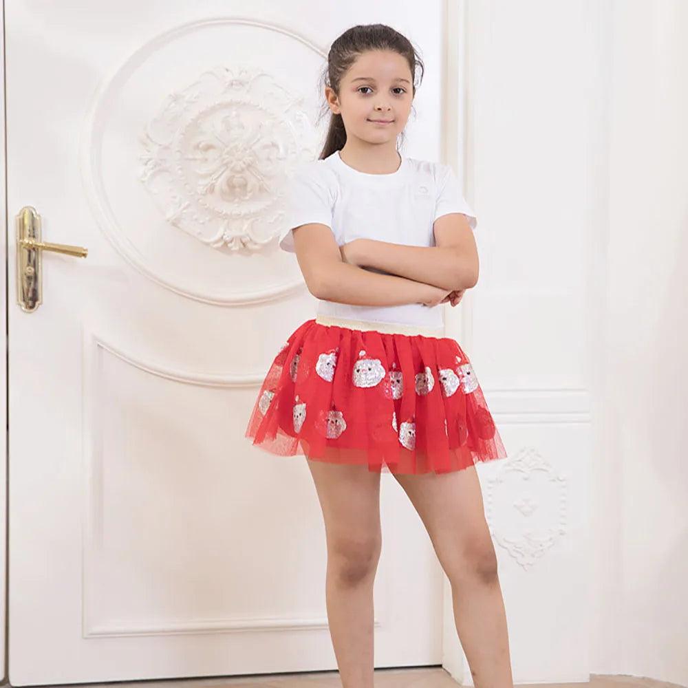 santa klaus kids tutu - basil boutique