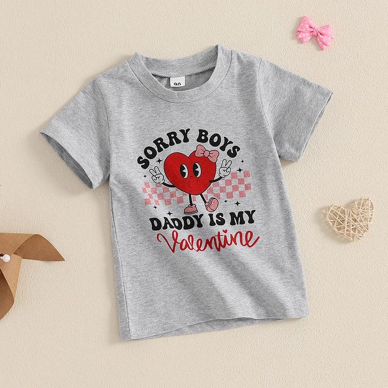 mama's valentine kids t-shirt