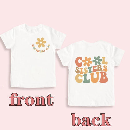 cool big sister club kids t-shirt - basil boutique