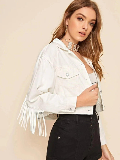 bride + wifey star denim jacket - basil boutique