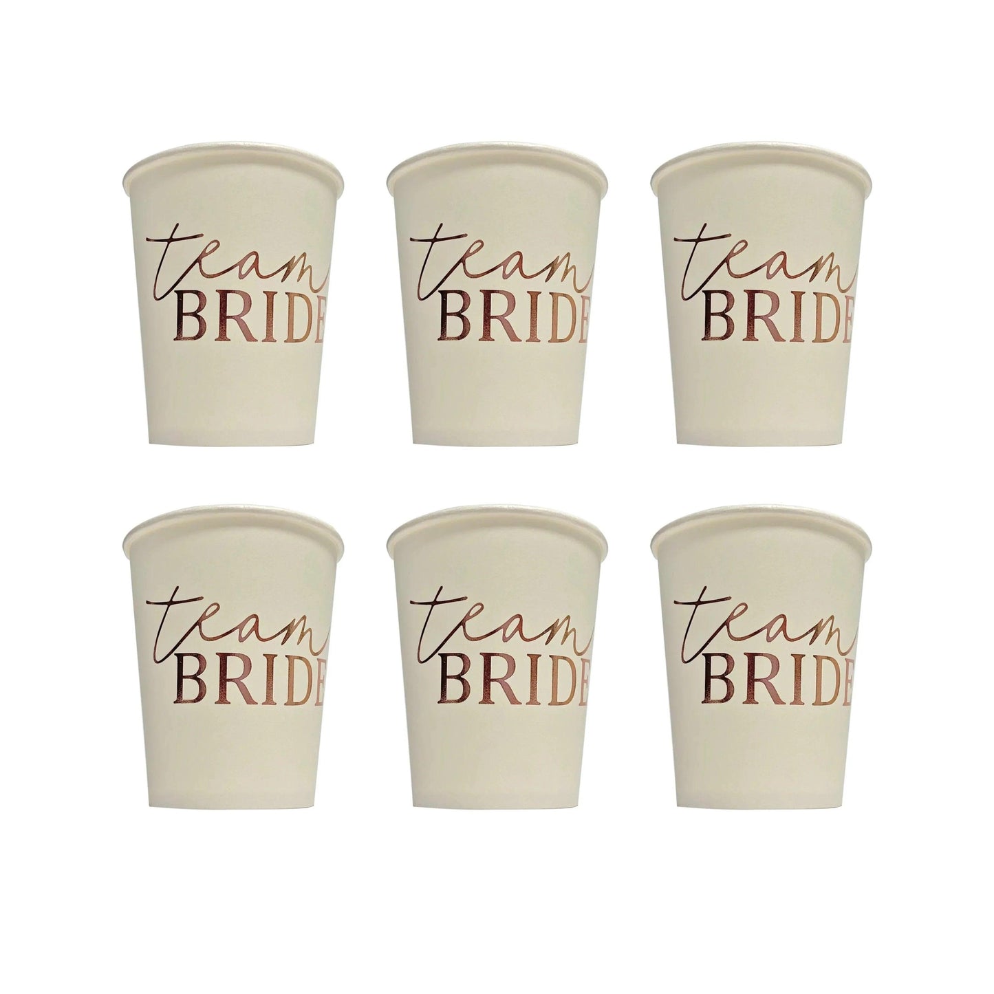 rose gold team bride drinkware - basil boutique