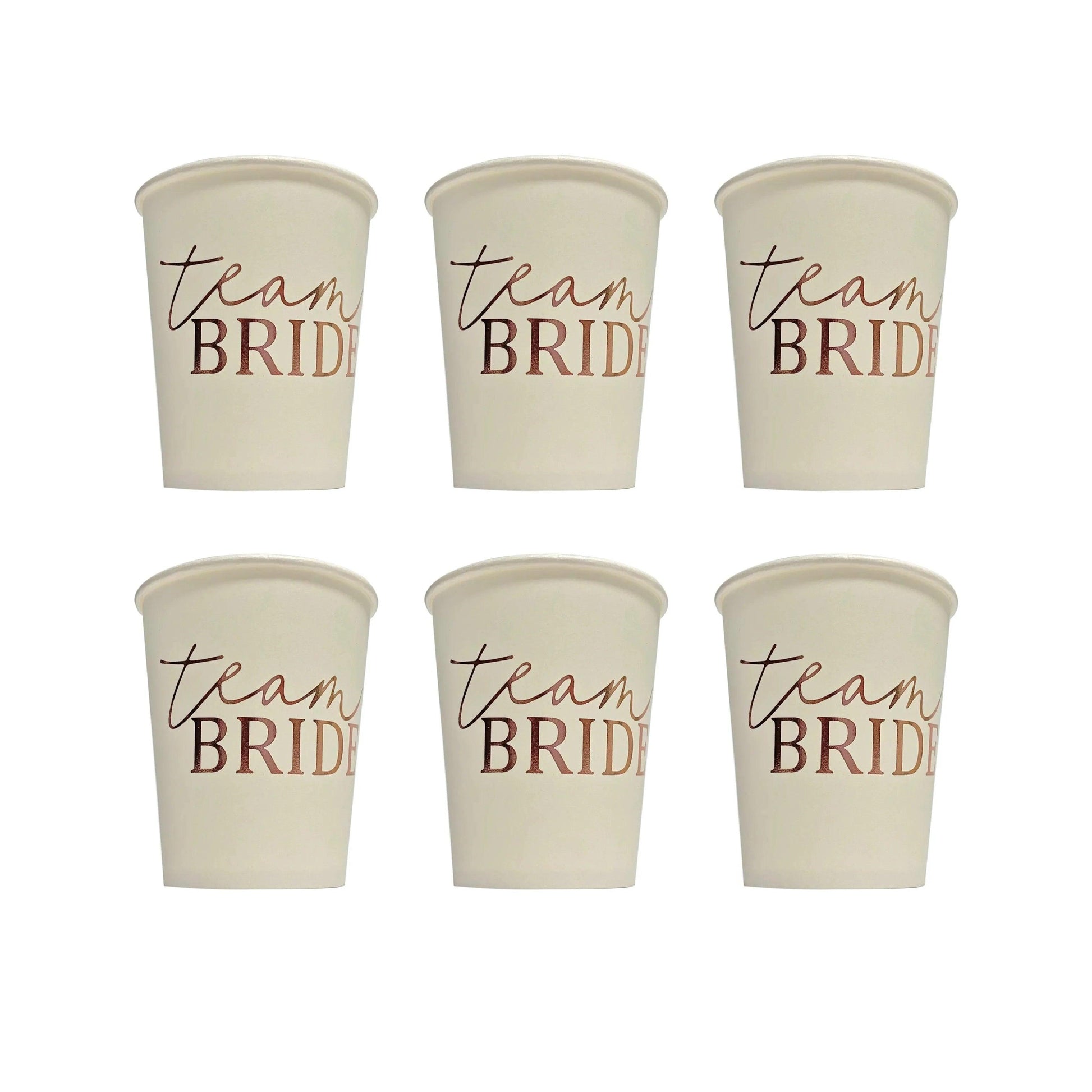 rose gold team bride drinkware - basil boutique