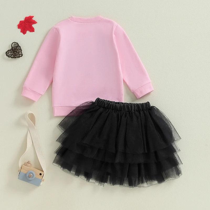 boo tulle kids outfit - basil boutique