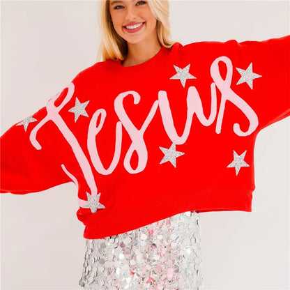 jesus crew sweater