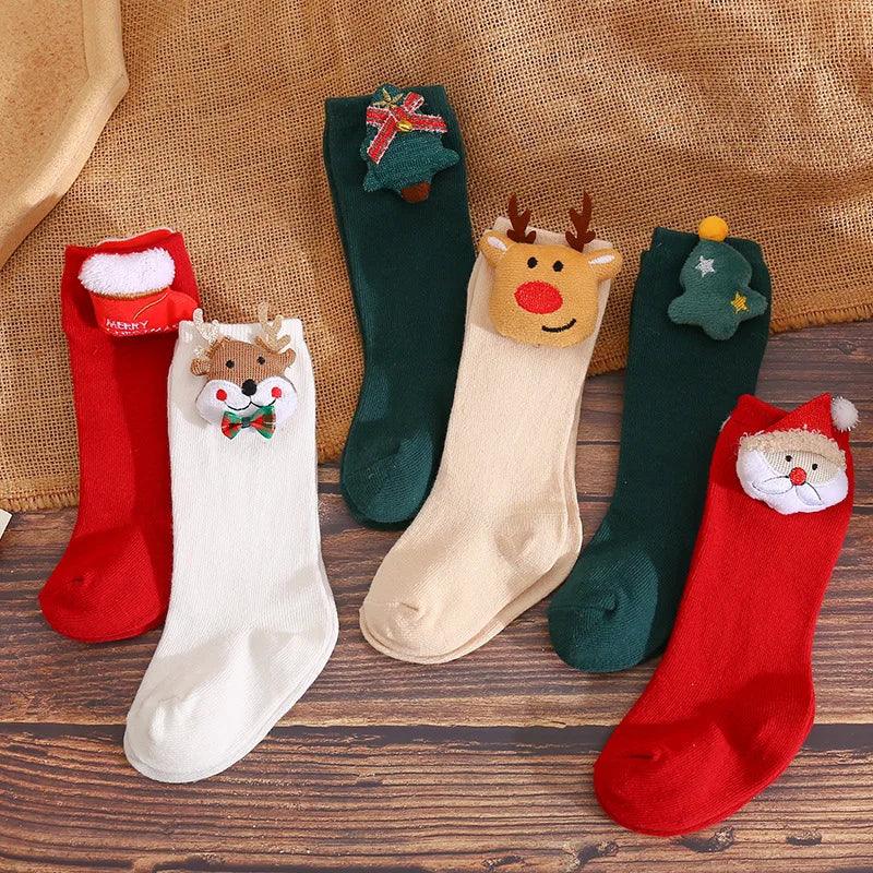 holiday kids socks - basil boutique