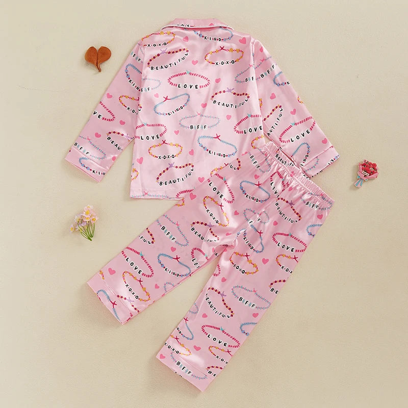 best friends forever kids pajamas