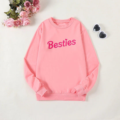 besties matching crew sweatshirts - basil boutique