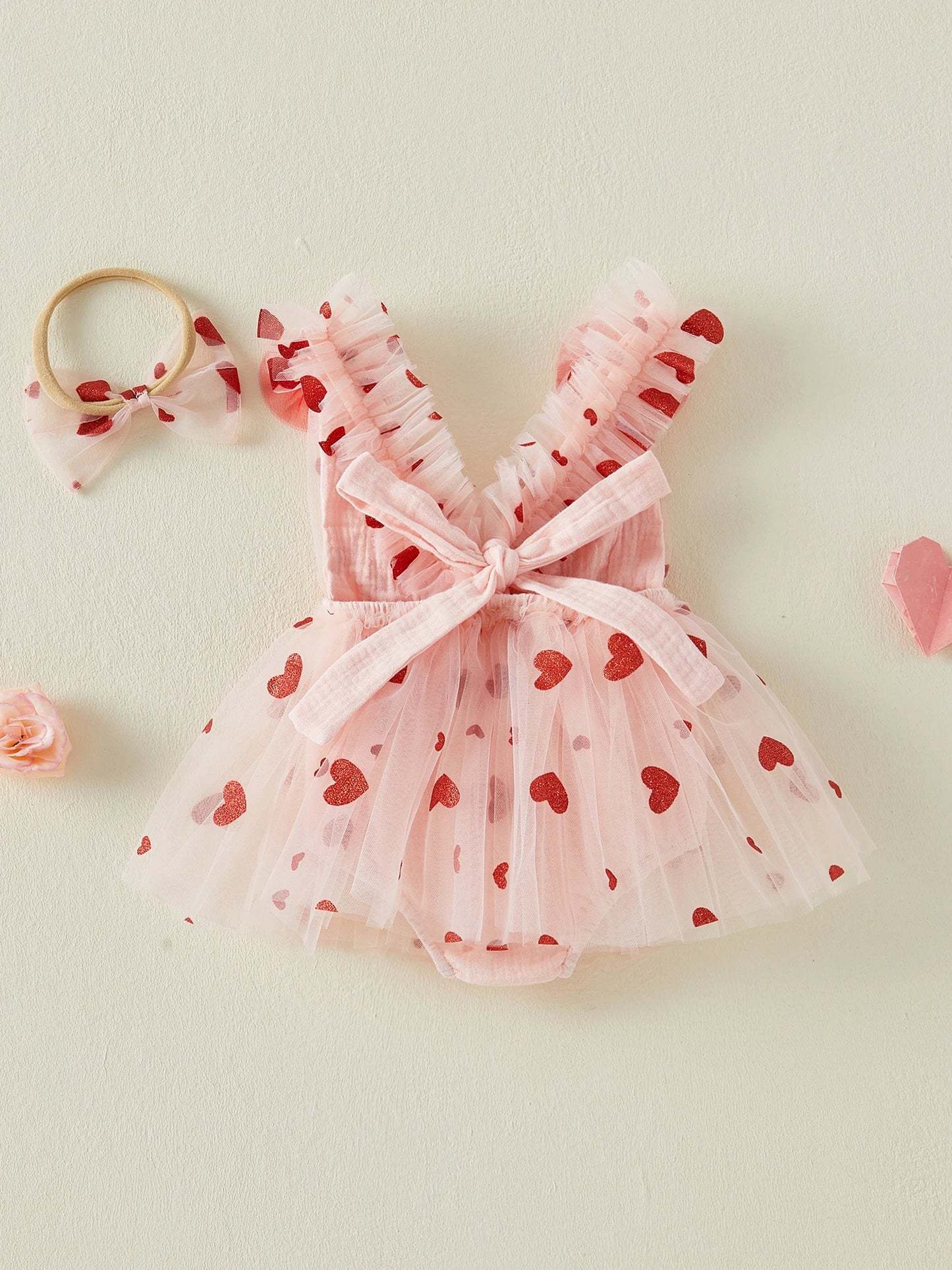 heart tulle onesie