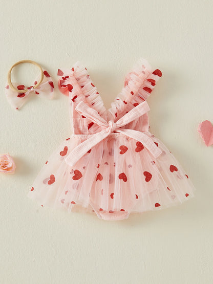 heart tulle onesie