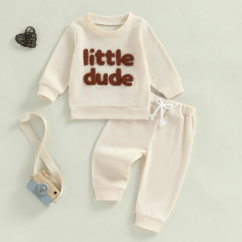 little dude kids outfit - basil boutique