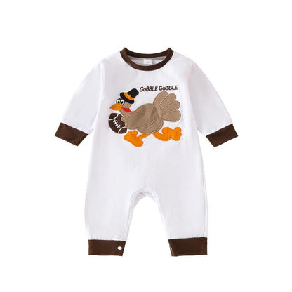 gobble gobble onesie - basil boutique