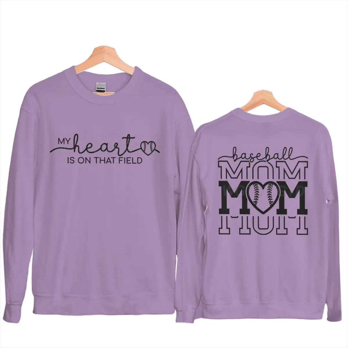 my heart is on that field crew sweatshirt