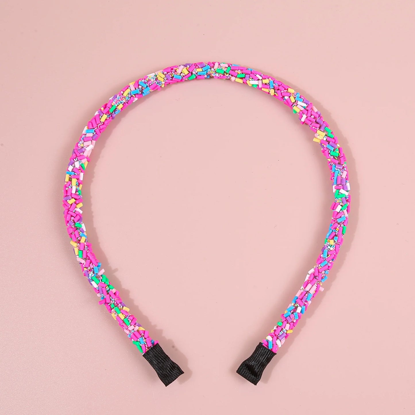 1/4pcs Sparkly Hairbands Cute Girls Headbands Girls Ice Cream Colors Headbands Kids Children Party Decoration Headwear