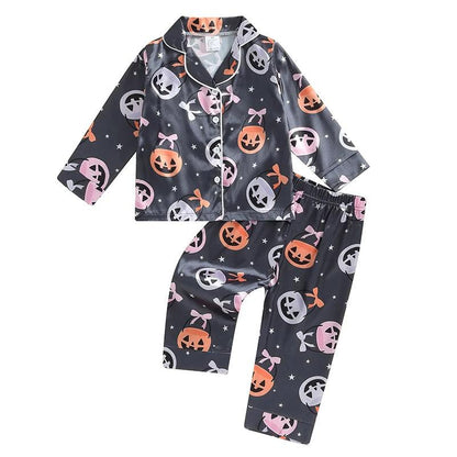 halloween kids pajamas - basil boutique