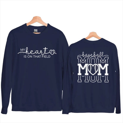 my heart is on that field crew sweatshirt