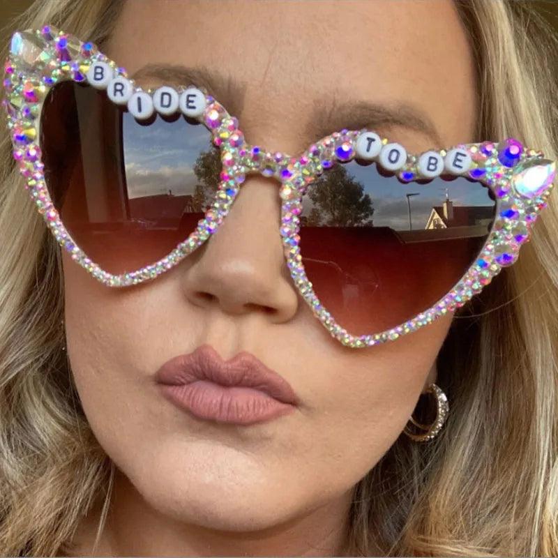 bride-to-be variety heart sunglasses - basil boutique