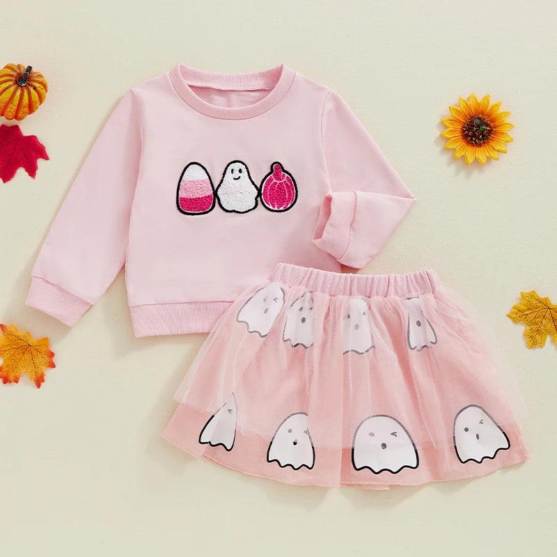 sweet + spooky kids outfit - basil boutique