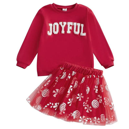 joyful kids outfit - basil boutique