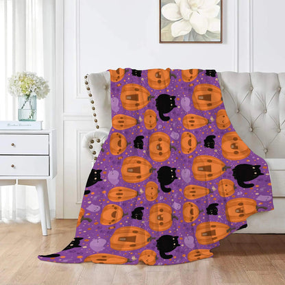 halloween throw blankets - basil boutique