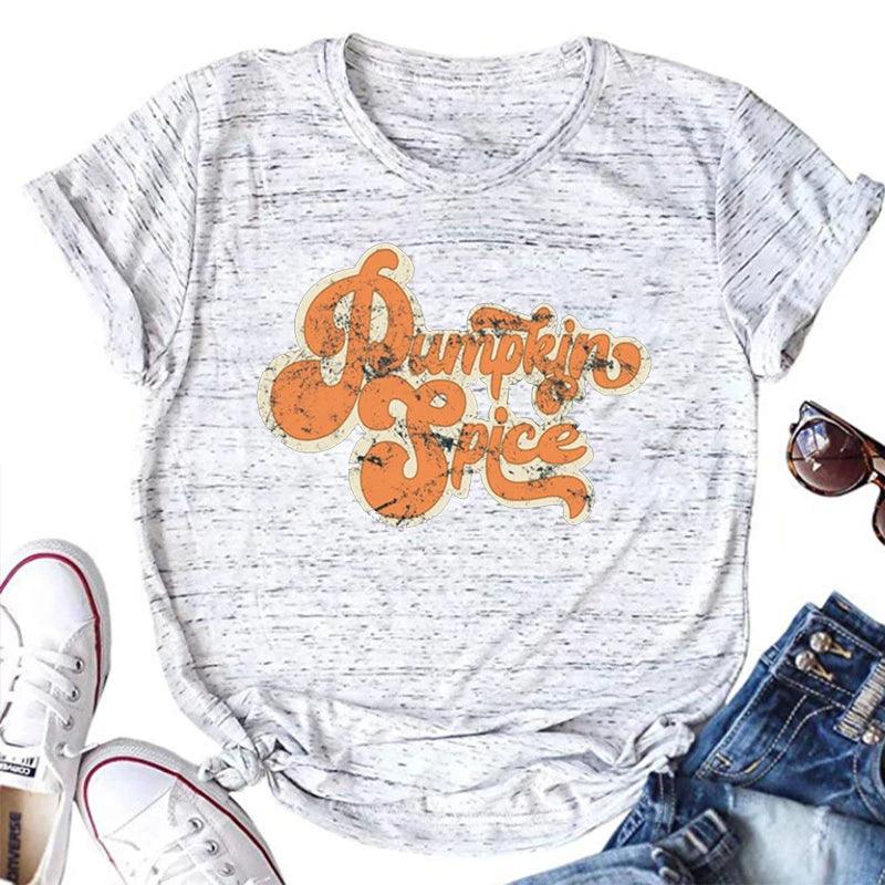 pumpkin spice t-shirt - basil boutique