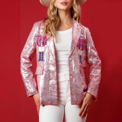 nutcracker sequin blazer