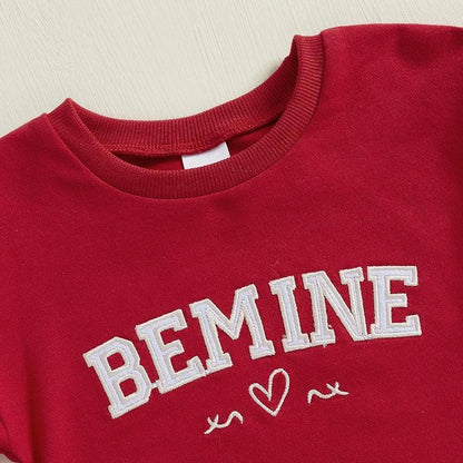 be mine puff sleeve onesie