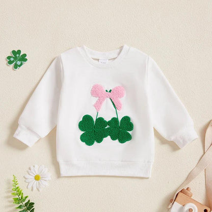 pair of shamrocks kids crew sweatshirt