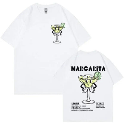 margarita cartoon cocktail t-shirt - basil boutique